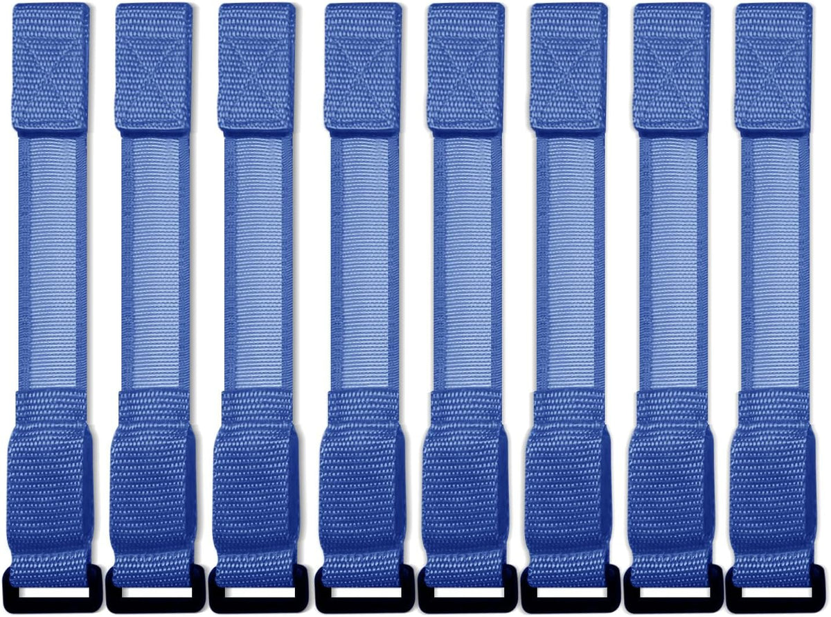 M.best 8pcs LED Light Up Bracelets Glow Flashing Wristbands Glow - 8pcs Blue - image 4