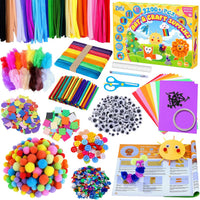 Zefy 3200+ Pcs Arts and Crafts Supplies for Kids - 3288 pcs