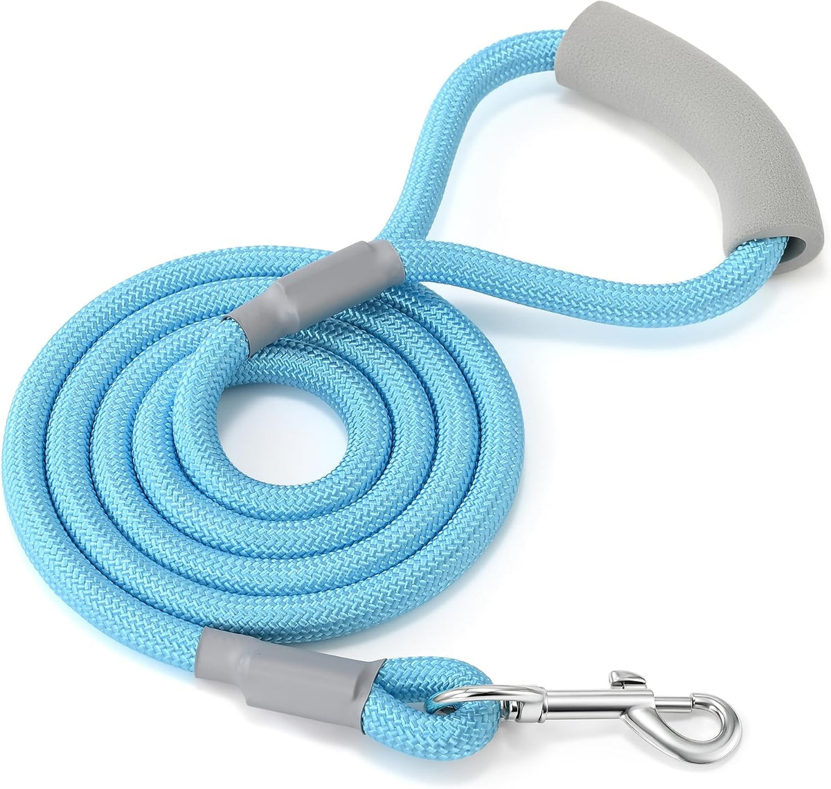 Mile High Life Dog Leash, with Padded Handle - Sky Blue / 6 Feet