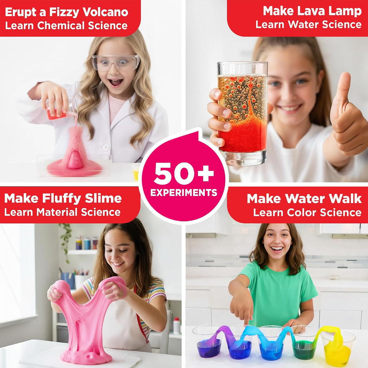 Doctor Jupiter Girls' First Science Experiments Kit for Kids Ages 4+ – Fun for Kids & Family - Mega Science Gift Set for Girls: 8+ - image 3