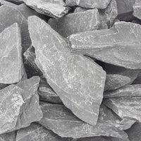 CFKJ [18 Pounds] Natural Slate Stone Rocks, 3 to 5 inch Slate Stone Rocks for Aquascaping, Aquariums, Terrariums, Amphibian Enclosures