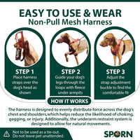 Sporn No Pull Dog Harness - Large/X-Large / Black - image 4