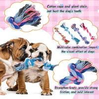 Paterr 12 Pcs Cotton Rope Toys for Small Dogs Puppy Teething – Essentials for Dogs - image 3