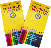 SKKSTATIONERY Colored Pencils, 12 Colors - 144 - image 2