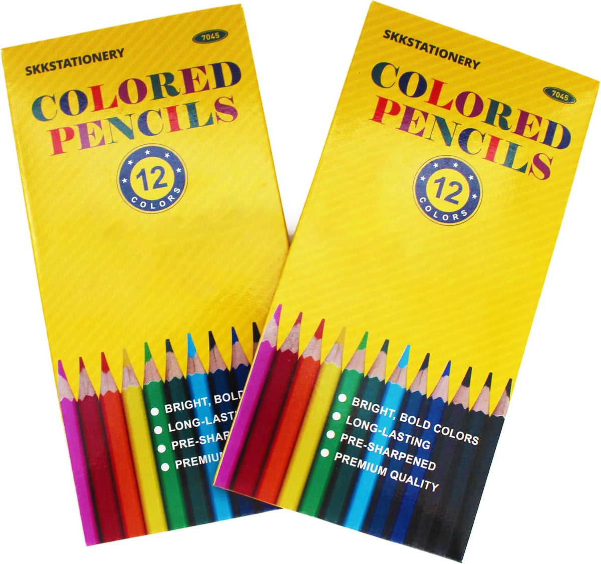 SKKSTATIONERY Colored Pencils, 12 Colors - 144 - image 2