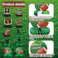 Gatherfun10PCS Football Party Decorations Football Table Centerpiece - image 3