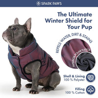 Spark Paws Dog Winter Coat Jacket - Cosmic / Medium - image 4
