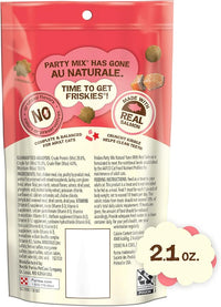 Purina Friskies Party Mix Cat Treats (Natural YUMS Salmon, 2.1 Ounce (Pack of 6))