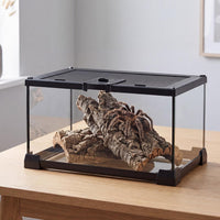 Folding Reptile Travel Terrarium Tank 17" × 12" × 10" – Essentials for Reptiles And Amphibians - 12" x 8" x 6" - image 2