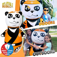 Inflatable Dudes kids punching bag bop bag, 47 inch, with sand-filled base in a ninja design - view 11
