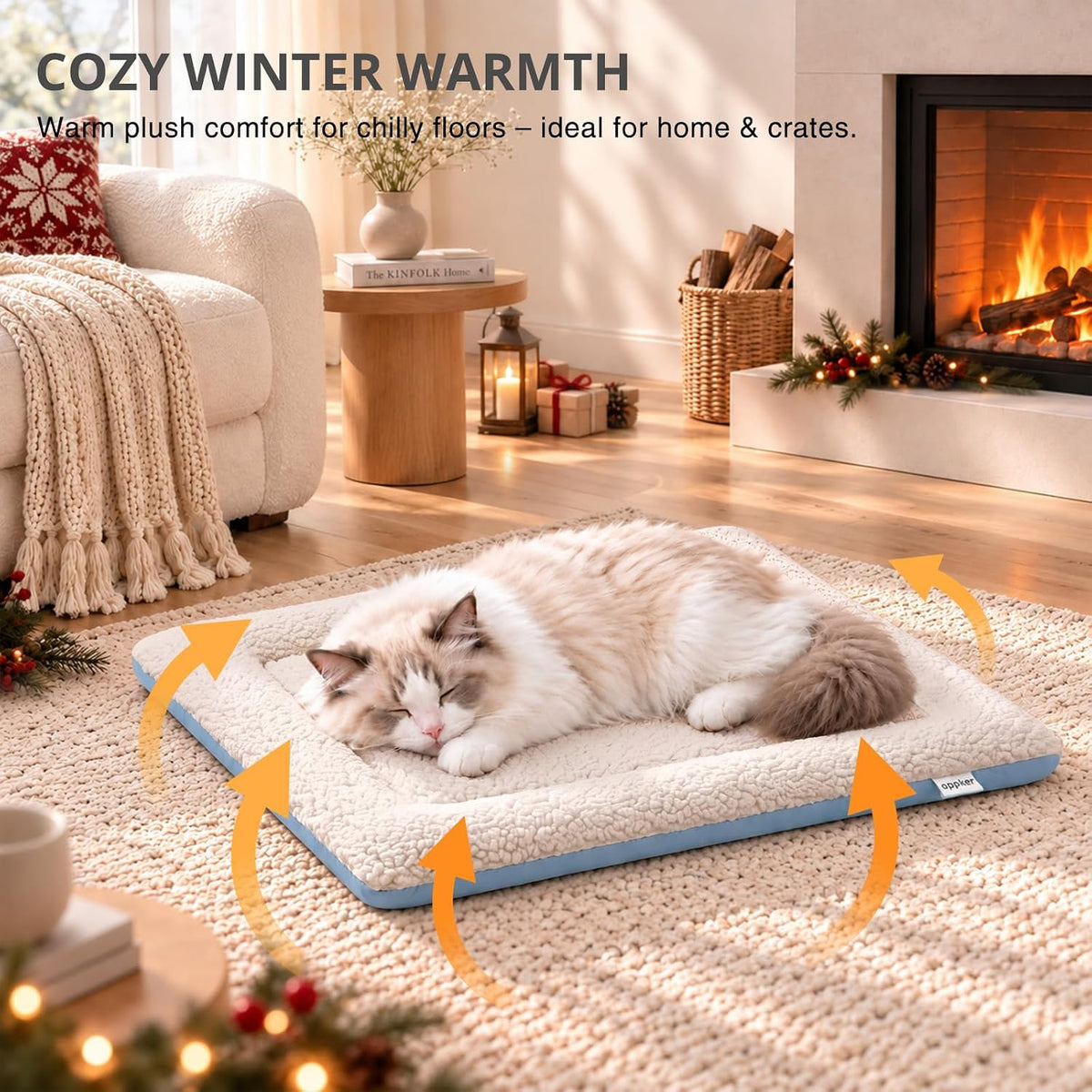 Cooling Mat for Dogs, 28"x 19" Thick & Durable Dog Cooling Mat - Light Gray / S - image 4