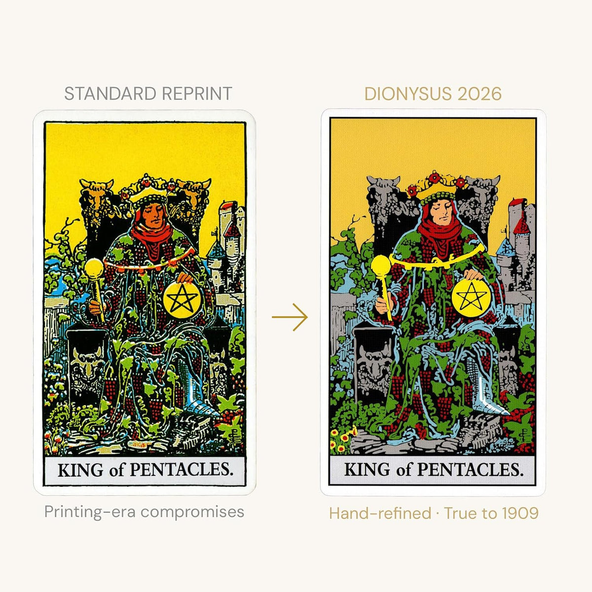 Classic Tarot Cards, 78 Card Tarot Deck with Guide Book for Beginners – Fun for Kids & Family - image 3