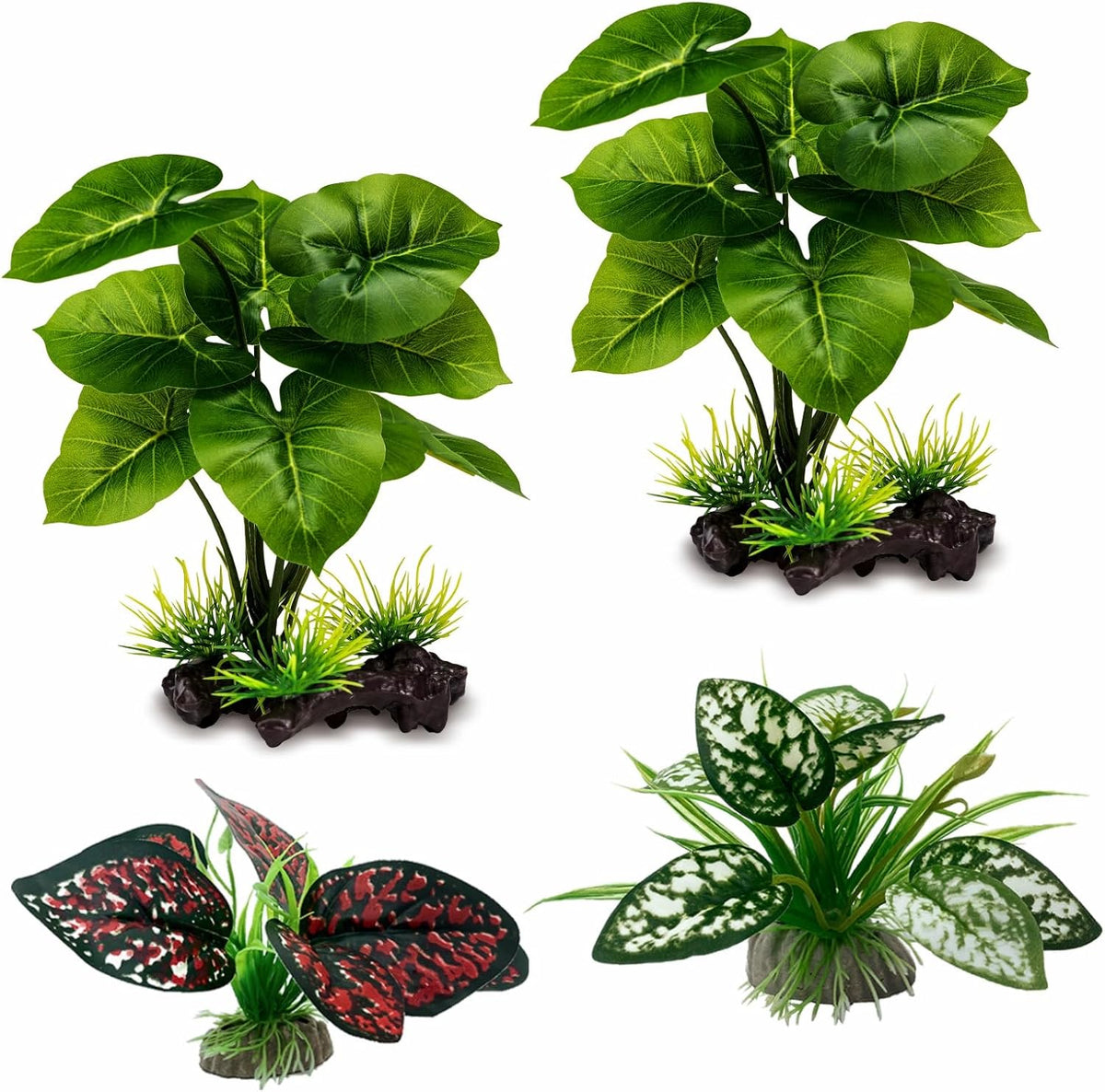 Moonorange Reptile Artificial Plants - M Set-d