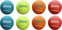 Outward Hound Squeaker Ballz Tennis Ball Dog Toy, 2.5", 4‑Pack - Multi Squeaker Balls / X-Small / 8-Pack