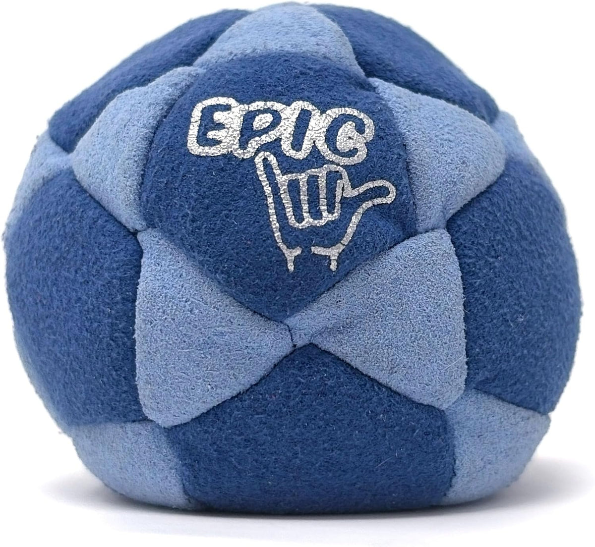 Epic Hacky Saks hand-stitched 32 panel suede foot bag - view 3