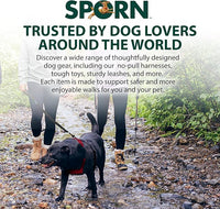 Sporn Extra Small Dog Harness No Pull - Easy & Adjustable for Growing Puppies, Lightweight, Breathable, Durable Nylon, Black Mesh Body, XS Size, Anti-Pull Dog Harness for Puppies & Small-Sized Breeds