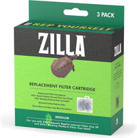 Zilla Reptile Pet Terrarium Water Filter Replacement Cartridge - Medium