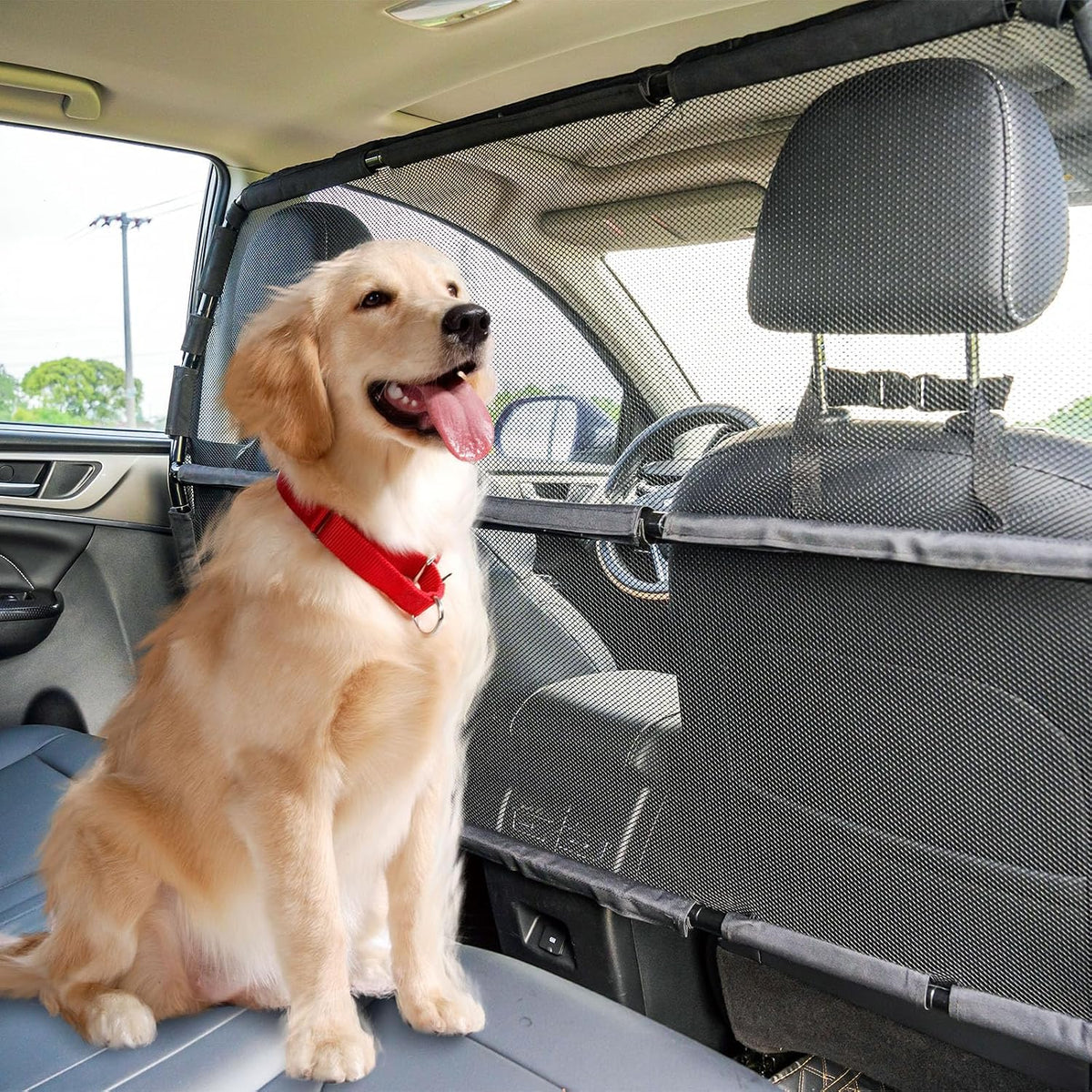 Dog Car Barrier Escape-Proof - Large