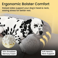 Codi Dog Couch Bed, Sofa Cover Mat - 45.0"L x 37.0"W x 6.0"Th / Light Grey - image 3