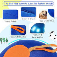 25" Herding Ball for Dogs – Durable Horse Ball Style Dog Toy with Cover – Dog Herding Toy for Outdoor Play, Training & Exercise – Great for Australian Shepherds & Large Breeds