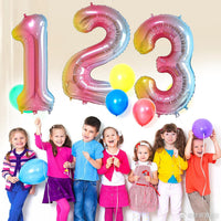 40 Inch Gold Number 1 Balloon - Color Balloon / 40 Inch Number 10 - image 4