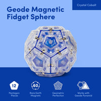 Speks Geode Magnetic Sphere - Cobalt - image 2