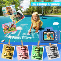 Goopow Kids Selfie Camera Toys for Girls Age 3-9 - Blue - image 3