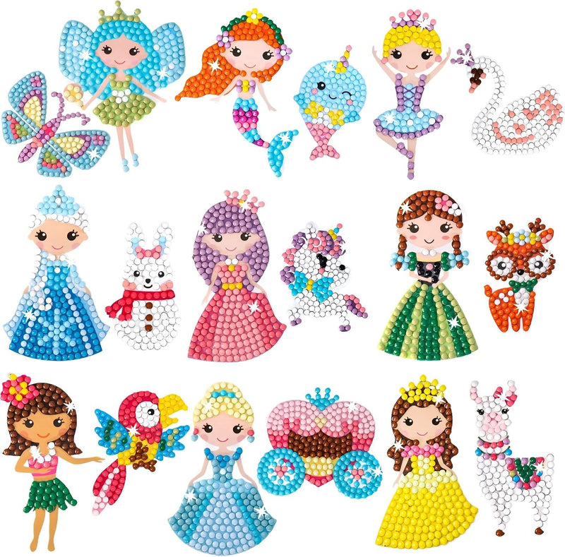 Cymbana Girls Desserts Diamond Painting Kits for Kids - Princess