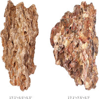14-16 Inches Natural Dragon Stone 2 PCS Ultra Large Aquarium Rocks for Aquascaping, Aquarium Landscaping, Terrariums, Fish Tank Decoration, Vivariums, Paludarium, Amphibian Enclosures