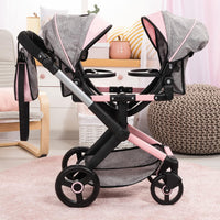 Bayer Twin Doll Stroller, Double Baby Stroller - image 2
