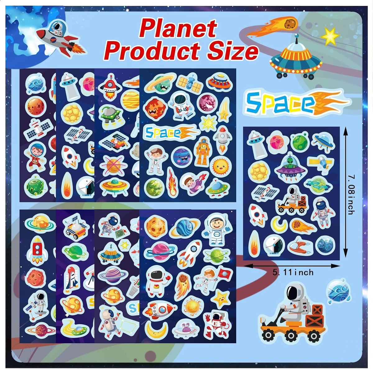 DUJAA 640-piece fall stickers for kids with pumpkins, leaves and scarecrows - view 29