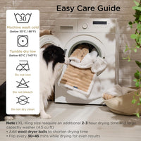Bedsure ComfyFleece Waterproof Dog Blankets for Large Dogs - L(40x50")-1pc / Sandy Beige - image 3