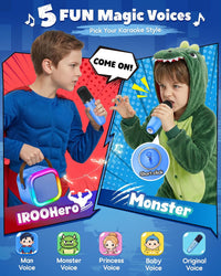 IROO Mini Karaoke Machine for Kids - Navy - image 4