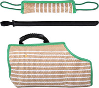 Dog Toy, Tug of War Jute Bite Pillow - Style 2