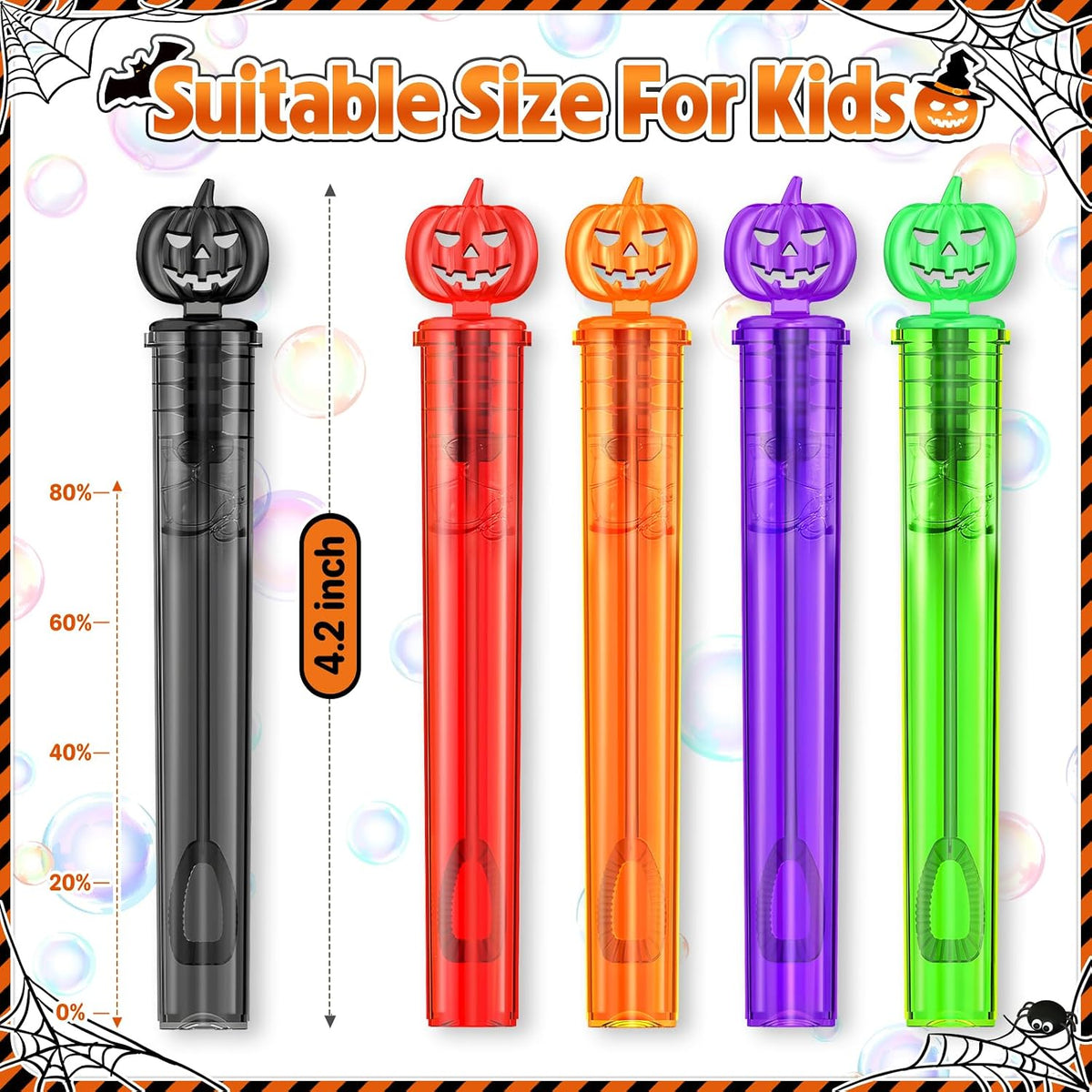 SpringFlower 36-pack of mini Halloween bubble wands in 4 colors - view 6