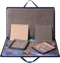 Lavievert 1500 Piece Jigsaw Puzzle Board with Padded Cover - Up to 1000 pcs