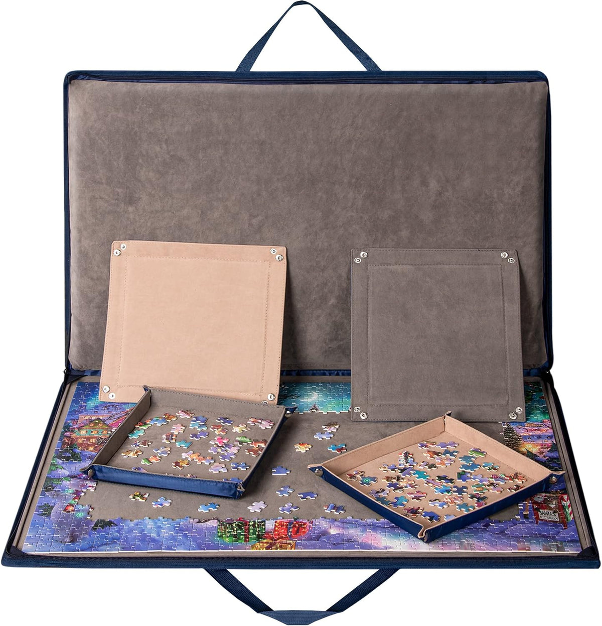 Lavievert 1500 Piece Jigsaw Puzzle Board with Padded Cover - Up to 1000 pcs