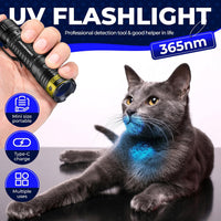 DARKBEAM UV Flashlight 395nm LED Black Light Woods Lamp Ultraviolet - UV 365nm(bluish) / Mini (V82) - image 2