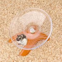 Hamster Wheel Flying Saucer Silent Exercise Wheel Running Wheel - Orange - image 4