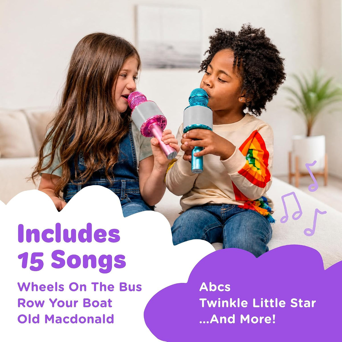 Move2Play, Kids Karaoke Microphone - Purple - image 4