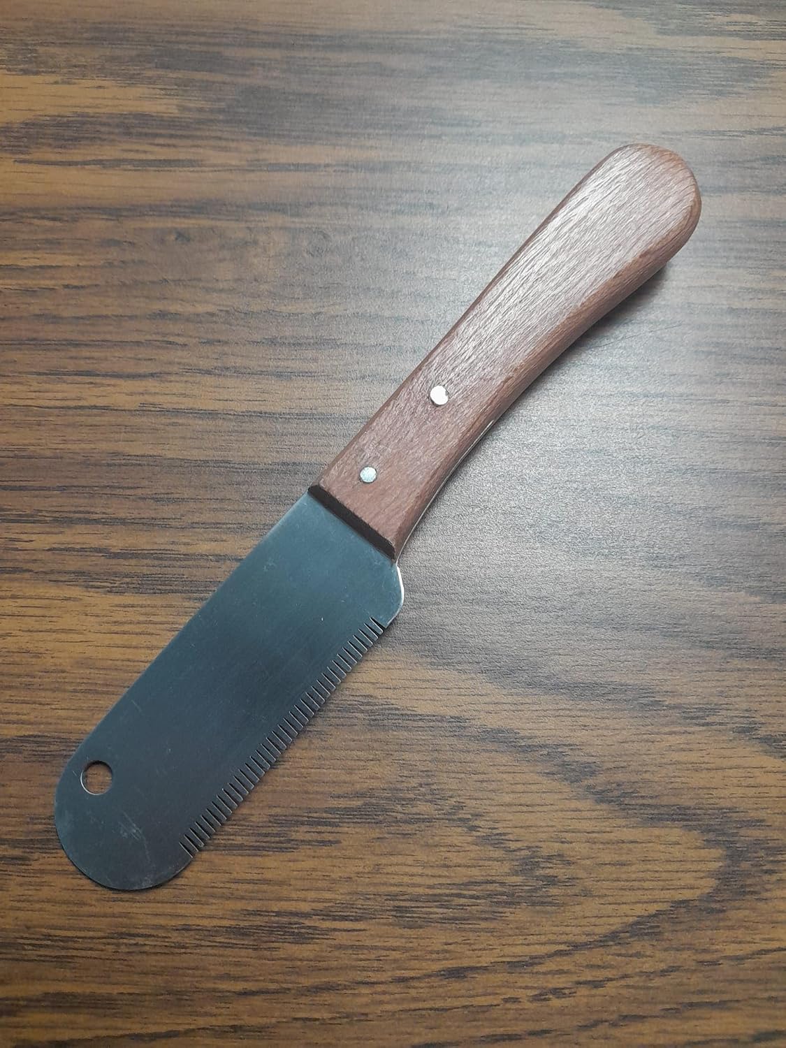 6-Inch Stripping Knife, Wooden Handle Medium Teeth - image 2