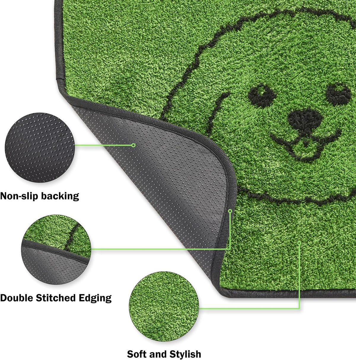 Reusable Puppy Pads, Washable Pee Pads for Dogs 18" x 24" 2 Pack - Polyester / 48"x48"(Pack of 2) - image 4