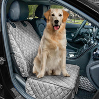 Waterproof Front Seat Car Cover - gray - image 4