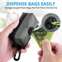 Dog Poop Bag Dispenser Holder Soft Waste Bags Roll Holders Leash Clip - 1 Count (Pack of 1) / 1PC Grey - image 3