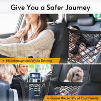 rabbitgoo Dog Car Net Barrier for SUVs, Car Divider - 11.7" x 11.7" - image 3