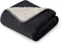 Bedsure Waterproof Dog Blankets for Small Dogs Soft Cat Blanket Warm - King(86x108") / Black