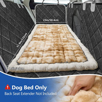 Thickened Dog Bed for Car Back Seat, Upgraded Bottom Non-Slip - Yellow-white - image 3