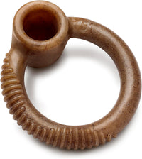 Benebone Fishbone Durable Dog Chew Toy for Aggressive Chewers - REAL Bacon / Ring / Small
