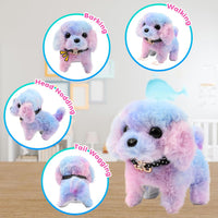 Easfan Walking Dog Toy for Kids Barking Interactive Puppy Stuffed - Dog - image 3