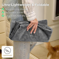 Bedsure Waterproof Couch Cover for Sofa and Dogs Quick Drying - 52x82 inch / Ash Grey - image 2
